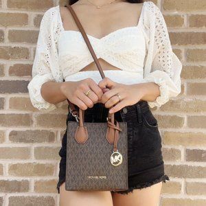 Michael Kors XS Extra Small Phone Crossbody Bag Leather
